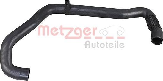 Metzger 2421435 - Шланг радіатора autocars.com.ua