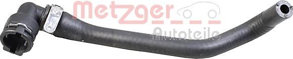 Metzger 2421480 - Шланг радіатора autocars.com.ua