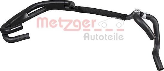 Metzger 2421515 - Шланг радіатора autocars.com.ua