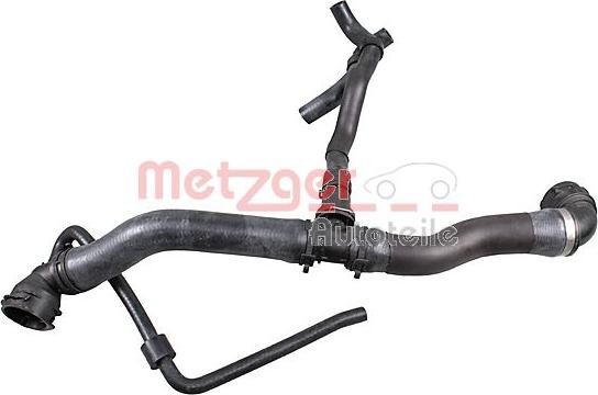 Metzger 2421529 - Шланг радіатора autocars.com.ua