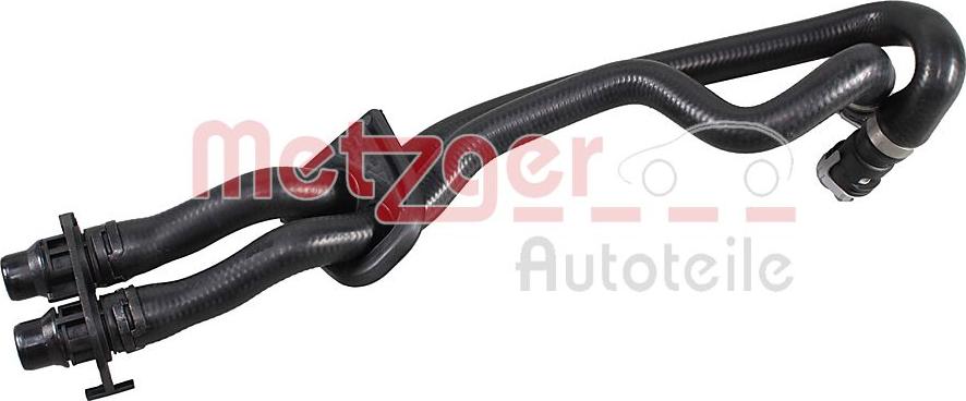 Metzger 2421553 - Шланг радіатора autocars.com.ua