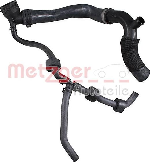 Metzger 2421562 - Шланг радіатора autocars.com.ua