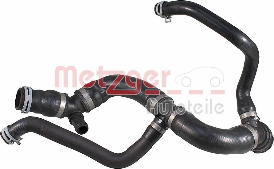 Metzger 2421584 - Шланг радиатора avtokuzovplus.com.ua