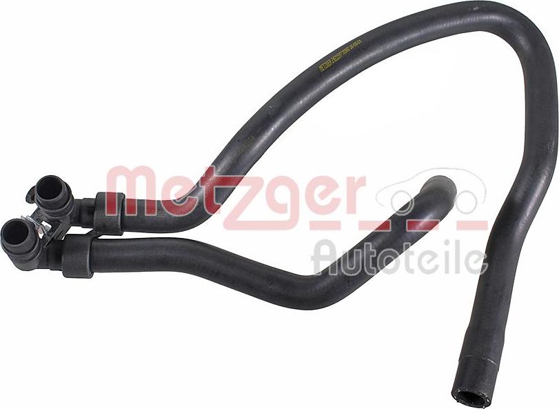 Metzger 2421597 - Шланг радіатора autocars.com.ua