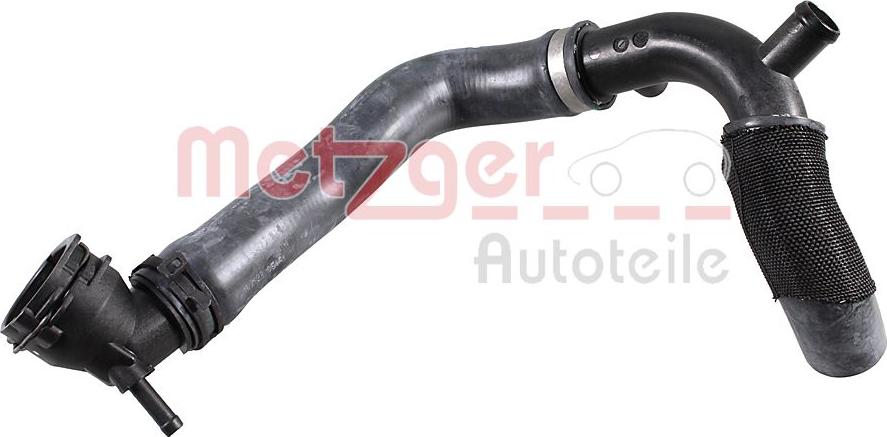 Metzger 2421610 - Шланг радіатора autocars.com.ua