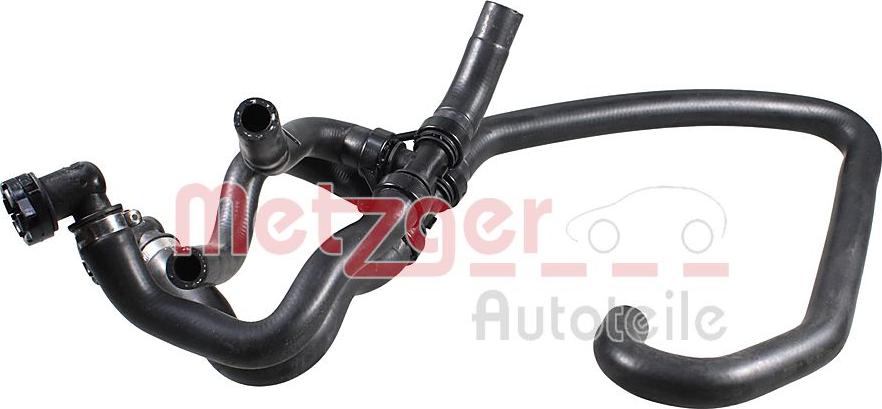 Metzger 2421637 - Шланг радіатора autocars.com.ua