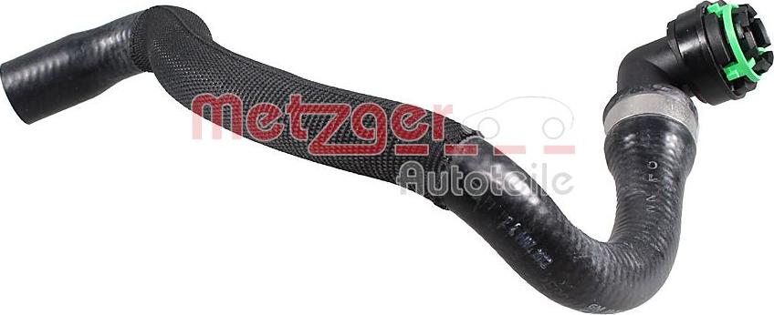 Metzger 2421644 - Шланг радіатора autocars.com.ua