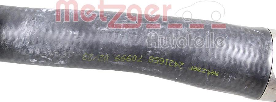 Metzger 2421658 - Шланг радіатора autocars.com.ua