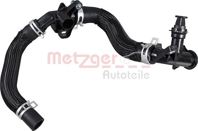 Metzger 2421684 - Шланг радіатора autocars.com.ua