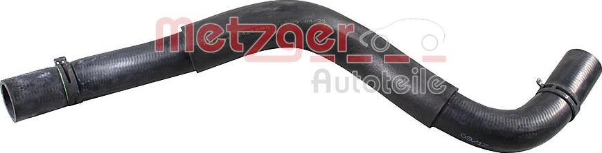 Metzger 2421690 - Шланг радіатора autocars.com.ua