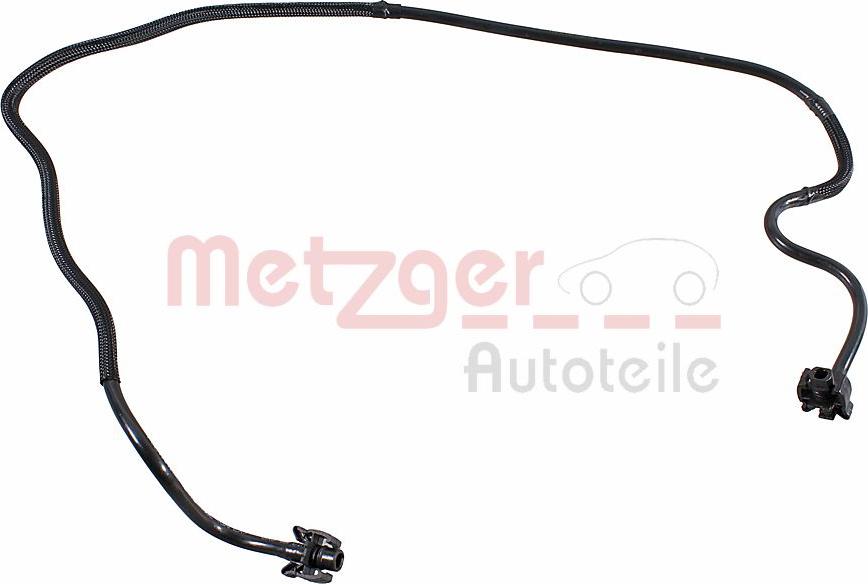 Metzger 2421785 - Шланг радіатора autocars.com.ua