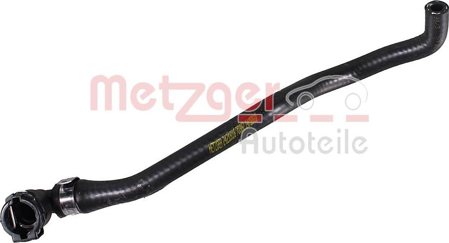 Metzger 2421816 - Шланг радіатора autocars.com.ua