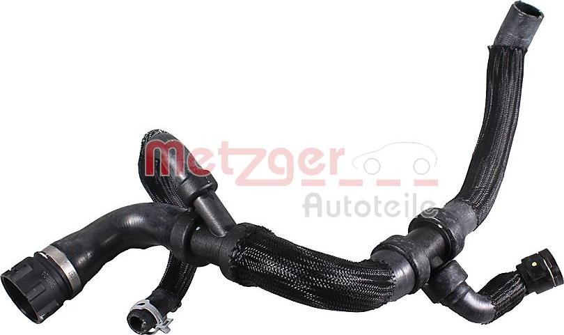 Metzger 2421822 - Шланг радіатора autocars.com.ua