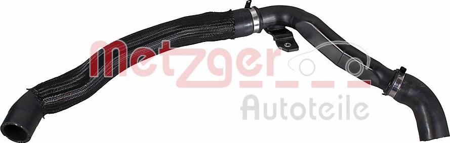 Metzger 2421828 - Шланг радіатора autocars.com.ua