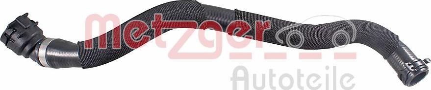 Metzger 2421833 - Шланг радіатора autocars.com.ua