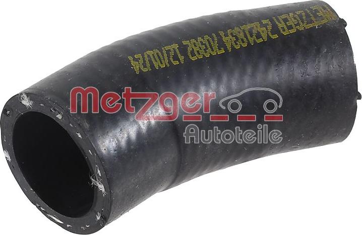 Metzger 2421834 - Шланг радіатора autocars.com.ua