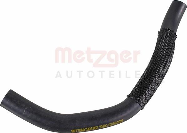 Metzger 2421902 - Шланг радіатора autocars.com.ua
