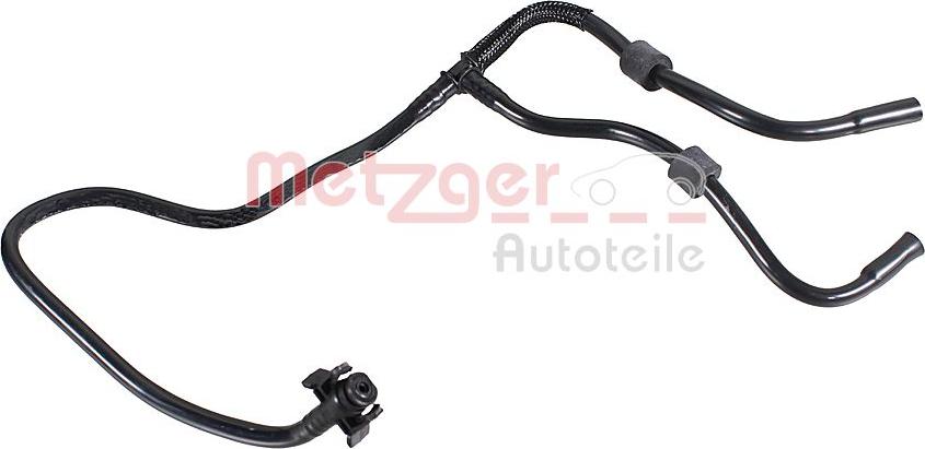 Metzger 2421907 - Шланг радіатора autocars.com.ua