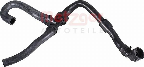 Metzger 2421967 - Шланг радіатора autocars.com.ua