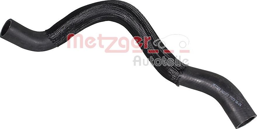 Metzger 2421972 - Шланг радіатора autocars.com.ua