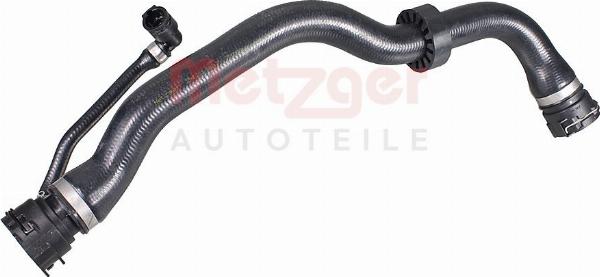 Metzger 2421987 - Шланг радіатора autocars.com.ua