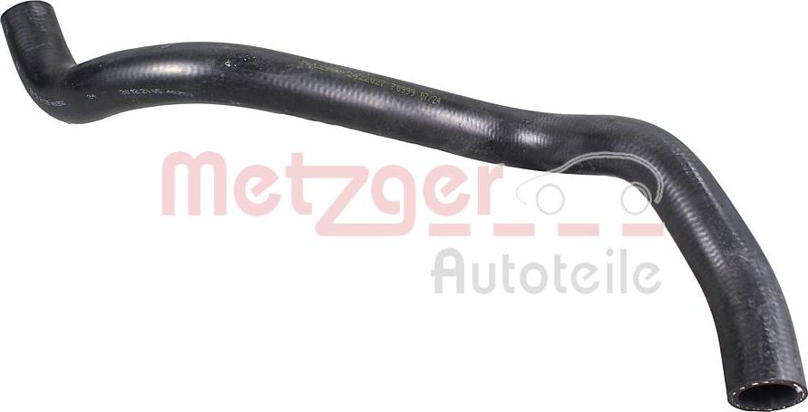 Metzger 2422027 - Шланг радіатора autocars.com.ua