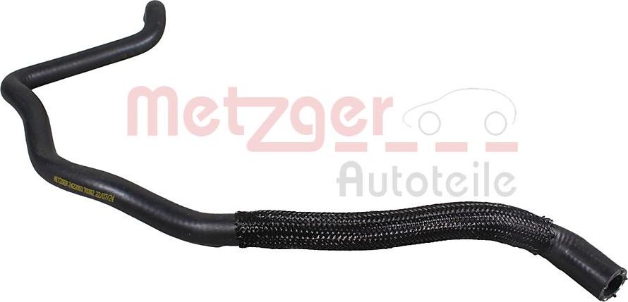 Metzger 2422053 - Шланг радіатора autocars.com.ua