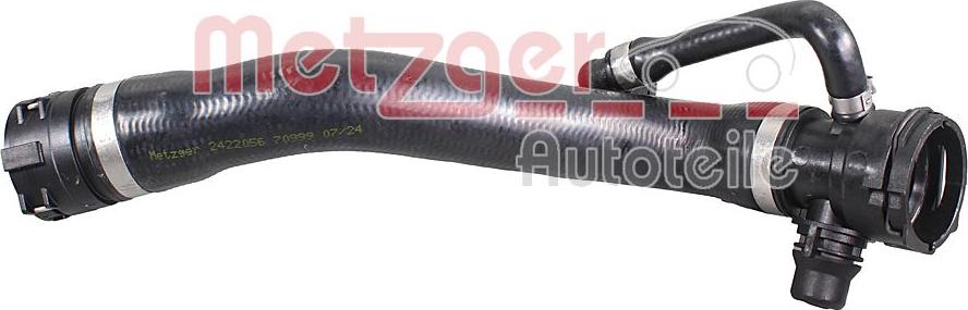 Metzger 2422056 - Шланг радіатора autocars.com.ua