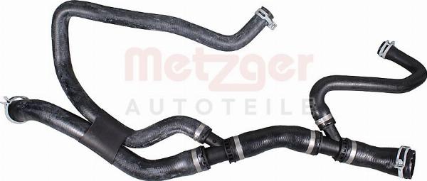 Metzger 2422121 - Шланг радіатора autocars.com.ua