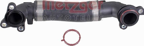 Metzger 2422271 - Шланг радіатора autocars.com.ua