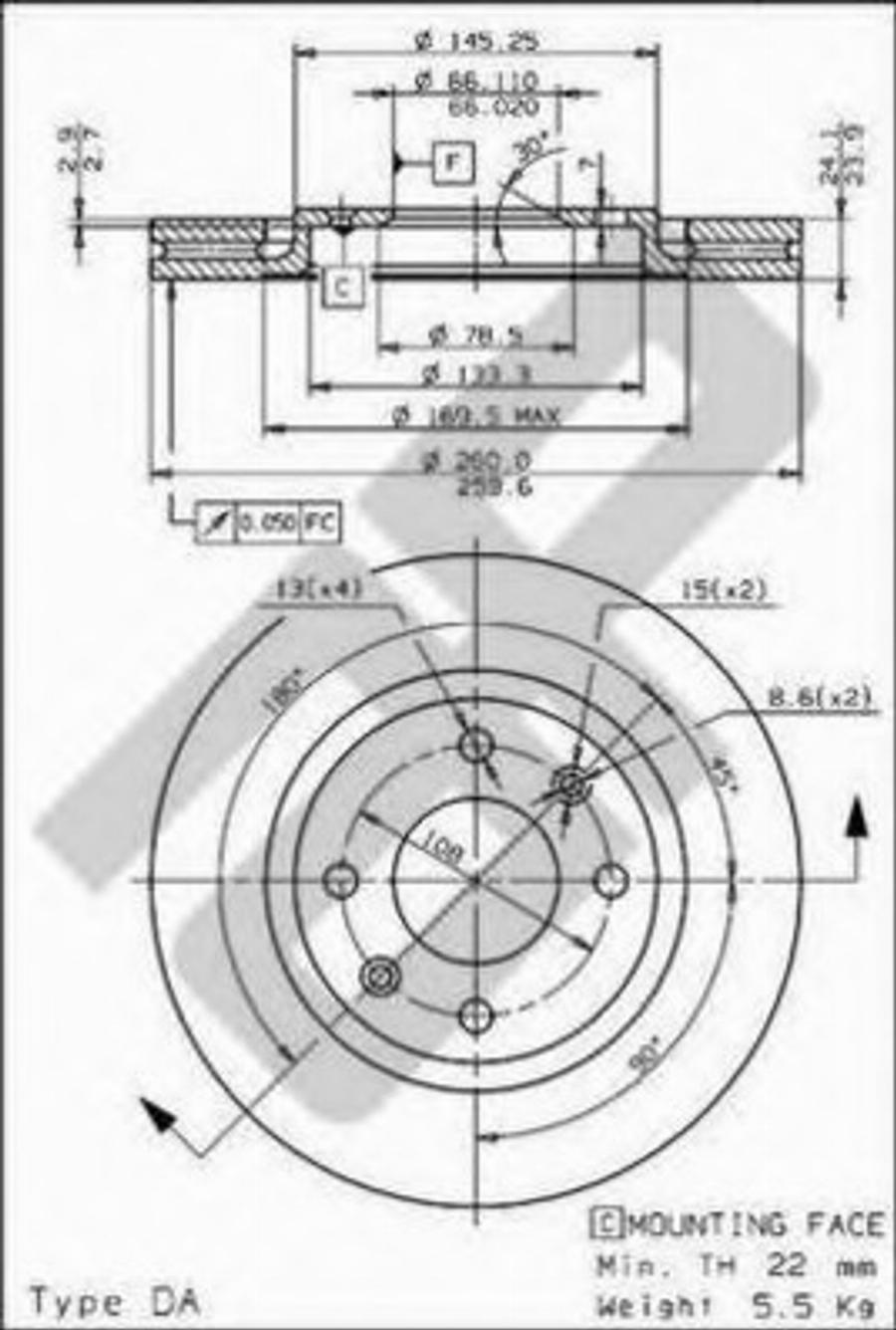 Metzger 24648 - Тормозной диск avtokuzovplus.com.ua