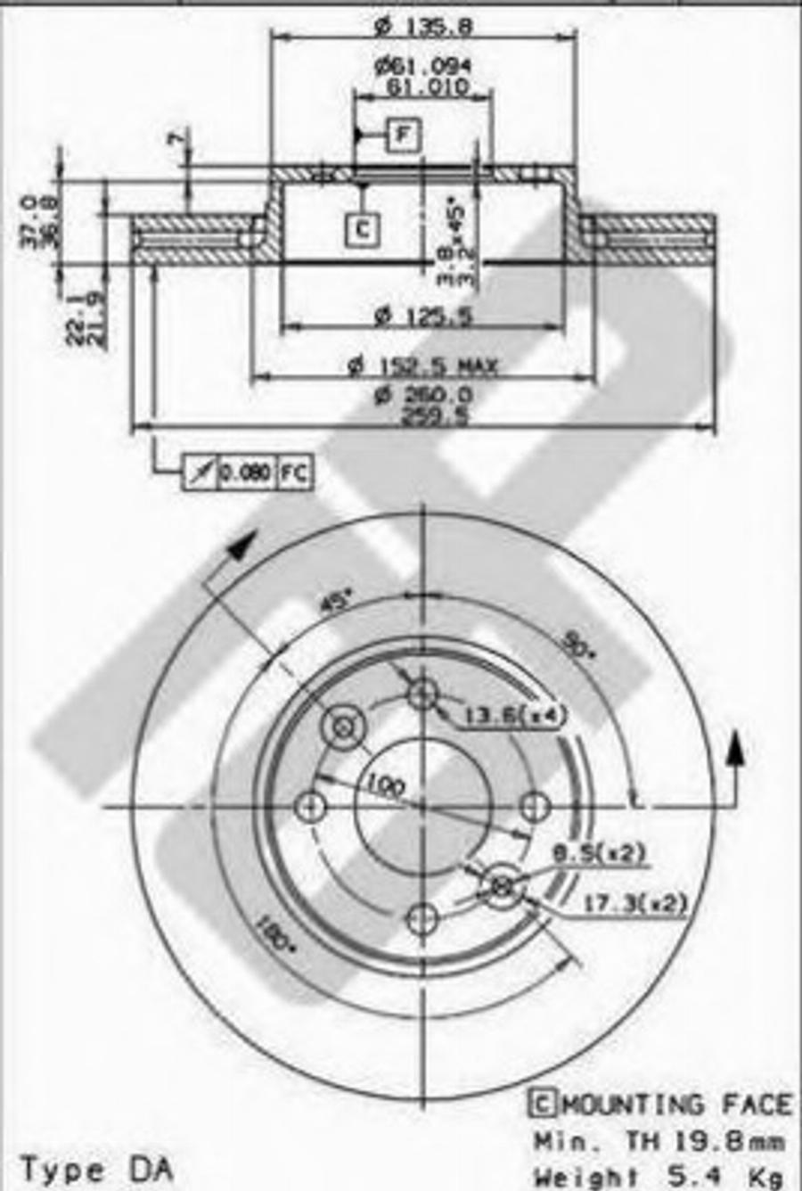 Metzger 24825 - Тормозной диск avtokuzovplus.com.ua