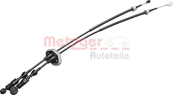 Metzger 3150145 - Трос, ступінчаста коробка передач autocars.com.ua