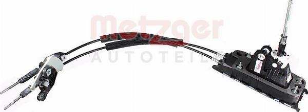 Metzger 3150365 - Трос, ступінчаста коробка передач autocars.com.ua