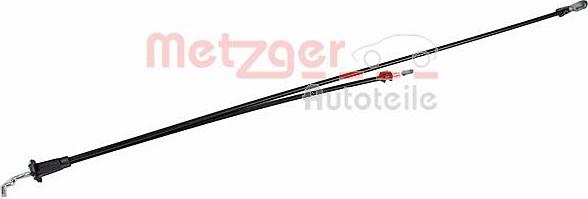 Metzger 3160012 - Трос, регулювання спинки сидіння autocars.com.ua