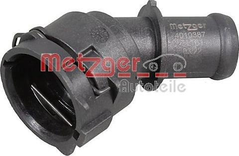 Metzger 4010387 - Фланец охлаждающей жидкости avtokuzovplus.com.ua