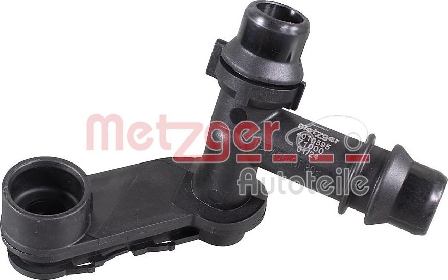 Metzger 4010595 - Фланець охолоджуючої рідини autocars.com.ua