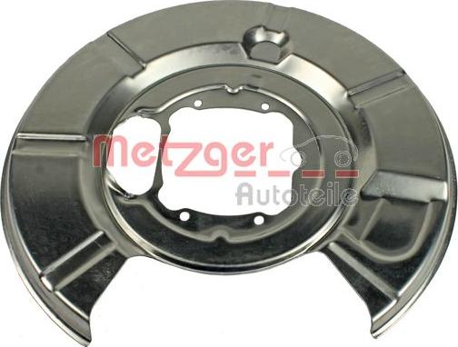 Metzger 6115025 - Відбивач, диск гальмівного механізму autocars.com.ua