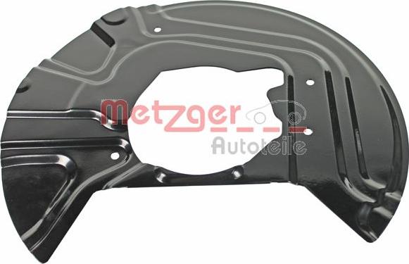 Metzger 6115039 - Відбивач, диск гальмівного механізму autocars.com.ua