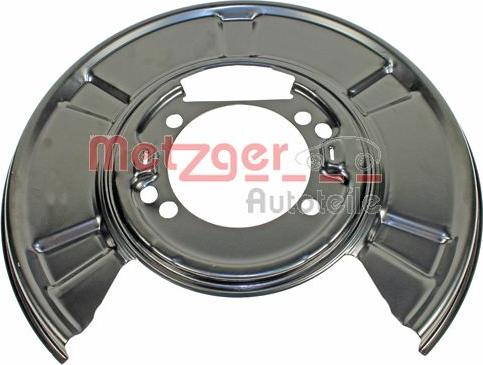 Metzger 6115091 - Відбивач, диск гальмівного механізму autocars.com.ua