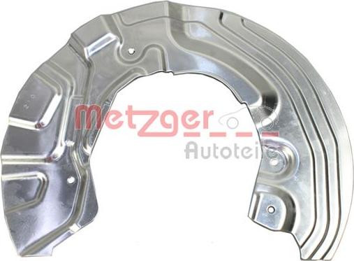 Metzger 6115151 - Відбивач, диск гальмівного механізму autocars.com.ua