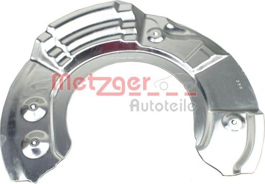 Metzger 6115159 - Відбивач, диск гальмівного механізму autocars.com.ua