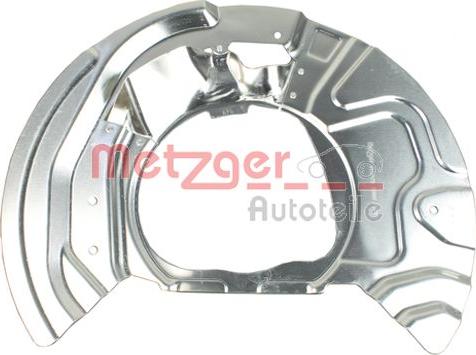 Metzger 6115173 - Відбивач, диск гальмівного механізму autocars.com.ua