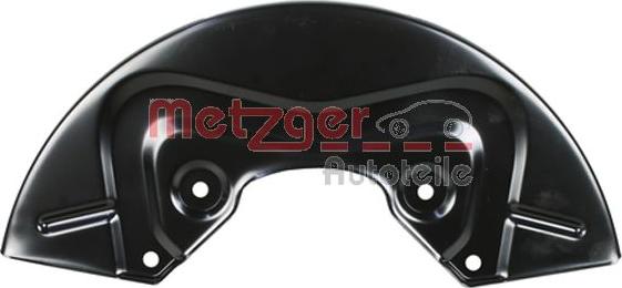 Metzger 6115191 - Відбивач, диск гальмівного механізму autocars.com.ua