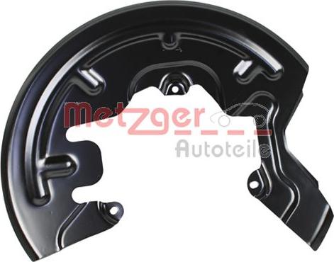 Metzger 6115201 - Відбивач, диск гальмівного механізму autocars.com.ua