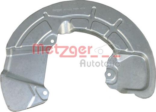 Metzger 6115223 - Відбивач, диск гальмівного механізму autocars.com.ua