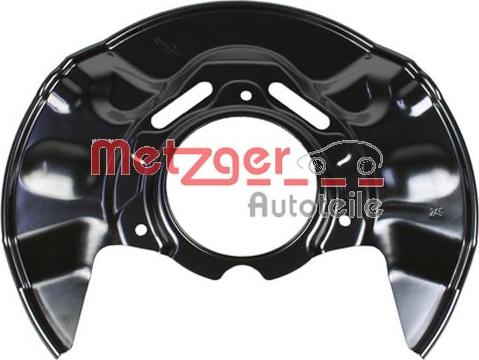 Metzger 6115250 - Відбивач, диск гальмівного механізму autocars.com.ua
