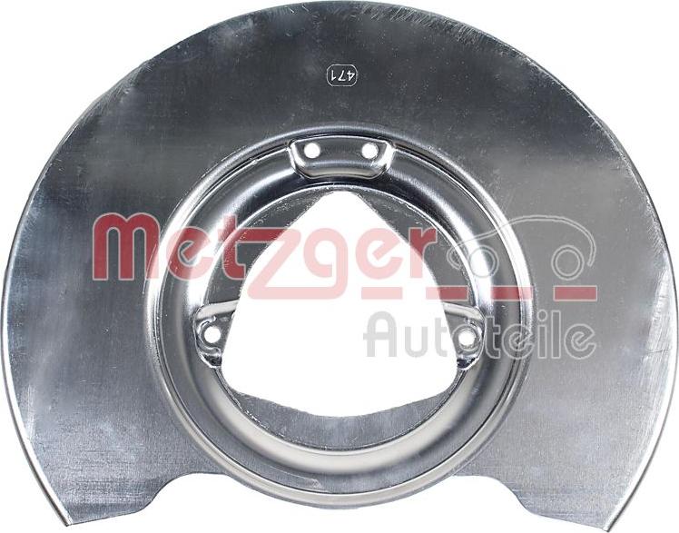 Metzger 6115563 - Відбивач, диск гальмівного механізму autocars.com.ua