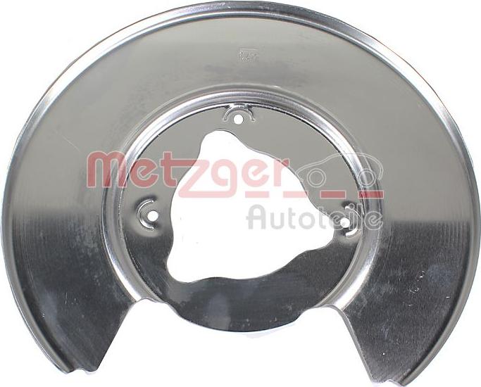 Metzger 6115565 - Відбивач, диск гальмівного механізму autocars.com.ua