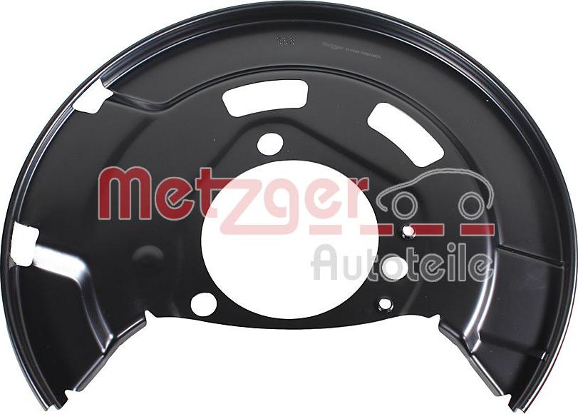 Metzger 6115584 - Відбивач, диск гальмівного механізму autocars.com.ua